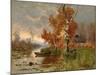 Autumn Evening-Juli Julievich Klever-Mounted Giclee Print