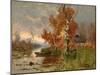 Autumn Evening-Juli Julievich Klever-Mounted Giclee Print