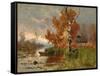 Autumn Evening-Juli Julievich Klever-Framed Stretched Canvas