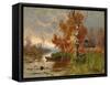 Autumn Evening-Juli Julievich Klever-Framed Stretched Canvas