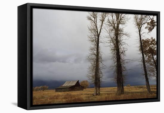 Autumn (Fall) Storm Approaches-Eleanor-Framed Stretched Canvas