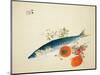 Autumn Fattens Fish and Ripens Wild Fruits, 1925-Takeuchi Seiho-Mounted Giclee Print