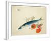 Autumn Fattens Fish and Ripens Wild Fruits, 1925-Takeuchi Seiho-Framed Giclee Print