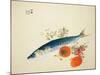 Autumn Fattens Fish and Ripens Wild Fruits, 1925-Takeuchi Seiho-Mounted Giclee Print