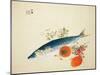 Autumn Fattens Fish and Ripens Wild Fruits, 1925-Takeuchi Seiho-Mounted Giclee Print