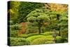 Autumn, Flat Garden, Portland, Oregon, Usa-Michel Hersen-Stretched Canvas