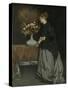 Autumn Flowers, 1867-Alfred Stevens-Stretched Canvas