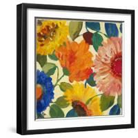 Autumn Flowers 1-Kim Parker-Framed Giclee Print