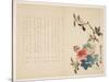 Autumn Flowers, C.1854-59-Sh?sanjin-Stretched Canvas