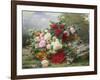 Autumn Flowers-Jean Baptiste Claude Robie-Framed Giclee Print