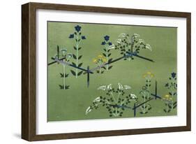 Autumn Flowers-null-Framed Giclee Print