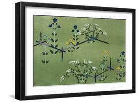 Autumn Flowers-null-Framed Giclee Print