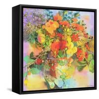Autumn Flowers-Claire Spencer-Framed Stretched Canvas