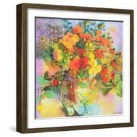 Autumn Flowers-Claire Spencer-Framed Giclee Print