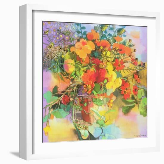 Autumn Flowers-Claire Spencer-Framed Giclee Print