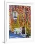 Autumn Foliage around Tuscan Villa-Terry Eggers-Framed Photographic Print