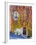 Autumn Foliage around Tuscan Villa-Terry Eggers-Framed Photographic Print