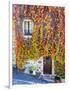 Autumn Foliage around Tuscan Villa-Terry Eggers-Framed Photographic Print