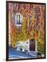 Autumn Foliage around Tuscan Villa-Terry Eggers-Framed Photographic Print