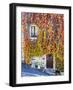 Autumn Foliage around Tuscan Villa-Terry Eggers-Framed Photographic Print