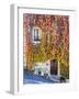 Autumn Foliage around Tuscan Villa-Terry Eggers-Framed Photographic Print