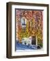 Autumn Foliage around Tuscan Villa-Terry Eggers-Framed Photographic Print