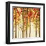 Autumn Forest Study II-Lisa Audit-Framed Art Print