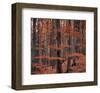 Autumn Forest Trees-null-Framed Art Print