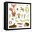 Autumn Forest, Woodland Animals, Flowers and Ribbons-Alisa Foytik-Framed Stretched Canvas