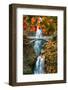 Autumn Frame at Multnomah Falls, Columbia River Gorge, Oregon-Vincent James-Framed Photographic Print