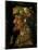 Autumn, from a Series Depicting the Four Seasons, Commissioned by Emperor Maximilian II-Giuseppe Arcimboldo-Mounted Giclee Print