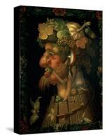 Autumn, from a Series Depicting the Four Seasons, Commissioned by Emperor Maximilian II-Giuseppe Arcimboldo-Stretched Canvas