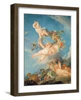 Autumn, from a Series of the Four Seasons in the Salle Du Conseil-Francois Boucher-Framed Giclee Print