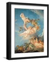 Autumn, from a Series of the Four Seasons in the Salle Du Conseil-Francois Boucher-Framed Giclee Print