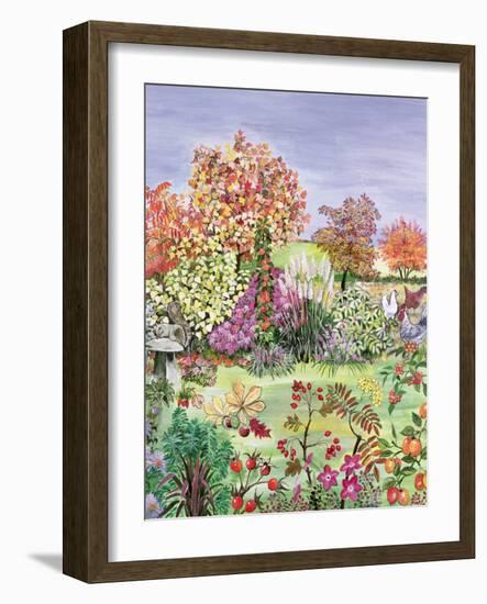 Autumn from the Four Seasons (One of a Set of Four)-Hilary Jones-Framed Giclee Print