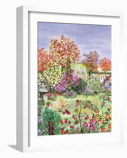 Autumn from the Four Seasons (One of a Set of Four)-Hilary Jones-Framed Giclee Print