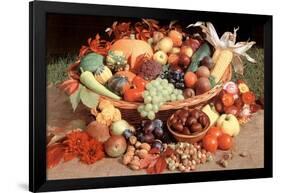 Autumn Fruit (Still Life) Art Poster Print-null-Framed Poster