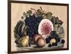 Autumn Fruit-Currier & Ives-Framed Giclee Print