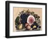 Autumn Fruit-Currier & Ives-Framed Giclee Print