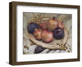 Autumn Fruits, 1992-Carolyn Hubbard-Ford-Framed Giclee Print