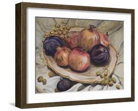 Autumn Fruits, 1992-Carolyn Hubbard-Ford-Framed Giclee Print