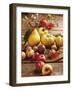 Autumn Fruits: Quinces, Medlars, Rowan Berries, Apples & Pears-Luzia Ellert-Framed Photographic Print