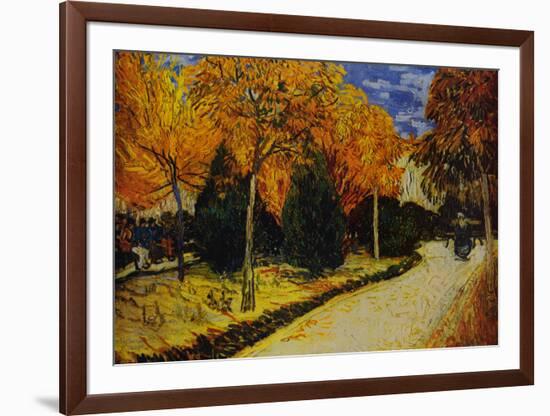 Autumn Garden-Vincent van Gogh-Framed Art Print