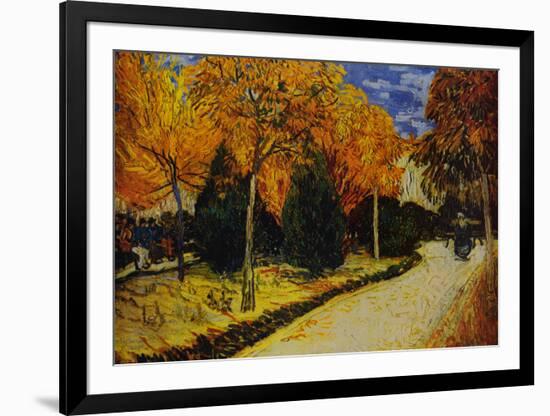 Autumn Garden-Vincent van Gogh-Framed Art Print