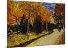 Autumn Garden-Vincent van Gogh-Mounted Art Print