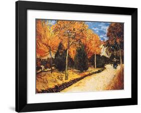 Autumn Garden-Vincent van Gogh-Framed Art Print