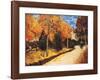 Autumn Garden-Vincent van Gogh-Framed Art Print