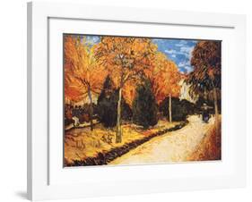 Autumn Garden-Vincent van Gogh-Framed Art Print