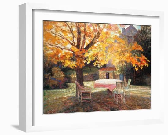 Autumn Garden-Victor Charreton-Framed Giclee Print