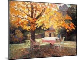 Autumn Garden-Victor Charreton-Mounted Giclee Print